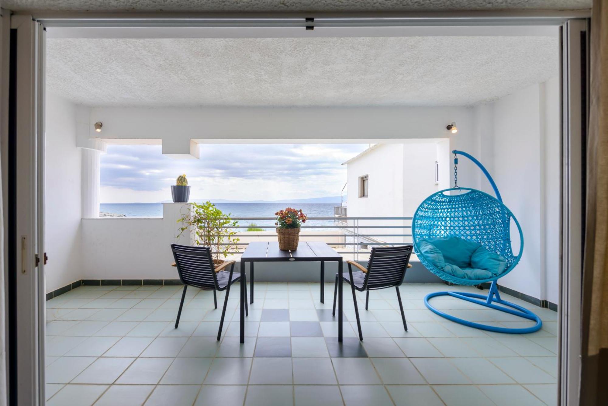 Ferienwohnung Agali 1 Mesonet In Front Of The Sea Akrogiali Exterior foto
