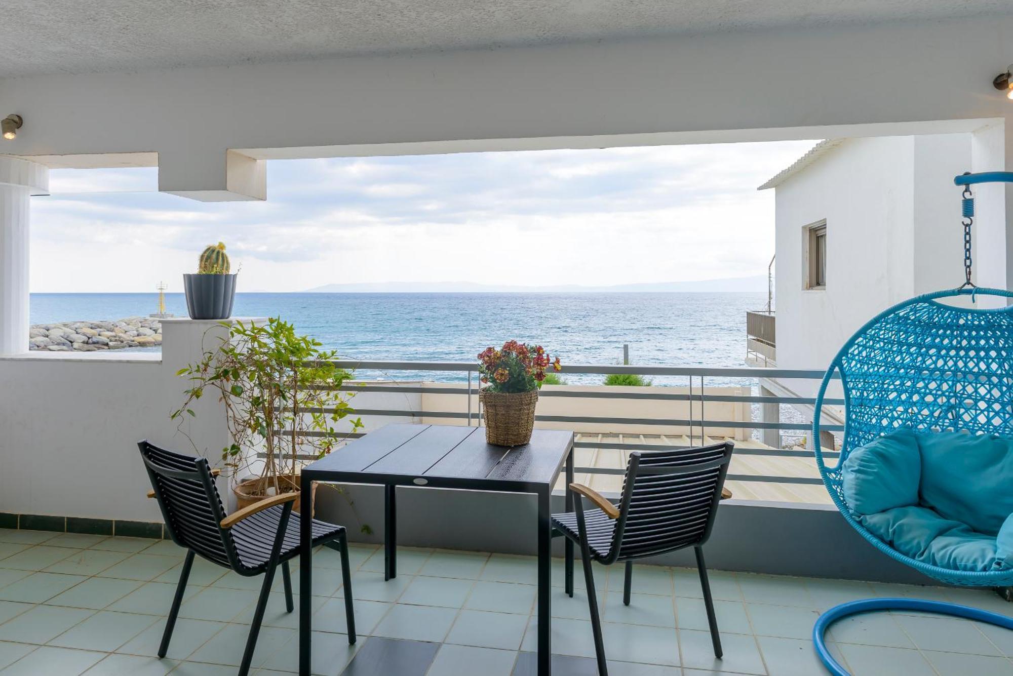 Ferienwohnung Agali 1 Mesonet In Front Of The Sea Akrogiali Exterior foto